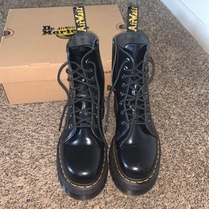 Dr. Martens Jadon Black Platform Boots